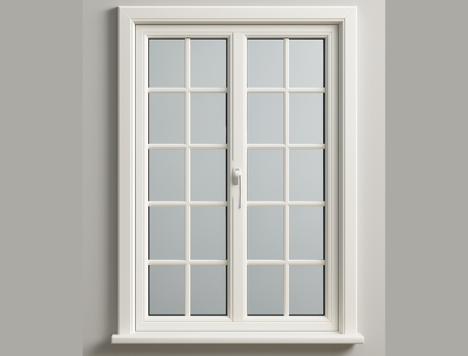 Aluminium double glazed window
